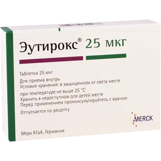 ეუთიროქსი ტაბლეტი  25მკგ #100 0 Euthyrox 25mkg #100