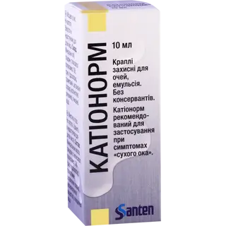 კათიონორმი წვეთები თვალის 10მლ ფლაკონი #1 0 Cationorm eye dr 10ml #1