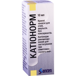 კათიონორმი წვეთები თვალის 10მლ ფლაკონი #1 0 Cationorm eye dr 10ml #1