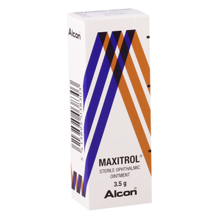 მაქსიტროლი მალამო თვალის 3.5გრ ტუბი #1 0 Maxitrol ointment eye 3.5gr #1