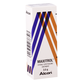 მაქსიტროლი მალამო თვალის 3.5გრ ტუბი #1 0 Maxitrol ointment eye 3.5gr #1