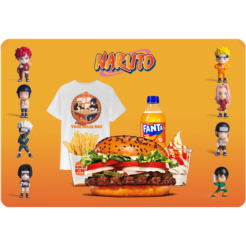 Menú Whopper® Naruto