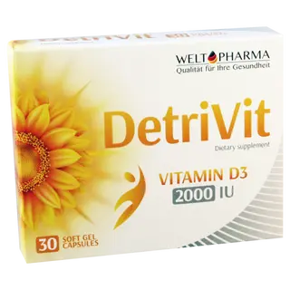 დეტრივიტი კაფსულა 2000სე #30 0 Detrivit caps 2000IU #30