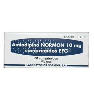 ამლოდიპინი ნორმონი ტაბლეტი 10მგ #30 0 Amlodipino NORMON 10mg tablets #30