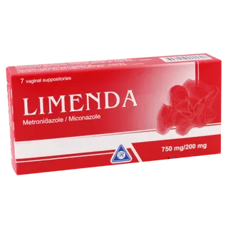 ლიმენდა სანთელი ვაგინალური 750მგ+200მგ #7 0 Limenda supp vag 750mg+200mg #7