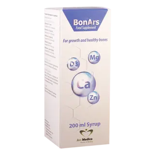 ბონარსი სიროფი 200მლ ფლაკონი #1 0 BonArs syrup 200ml #1