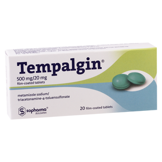 ტემპალგინი ტაბლეტი 500მგ+20მგ #20 0 Tempalgin tab #20