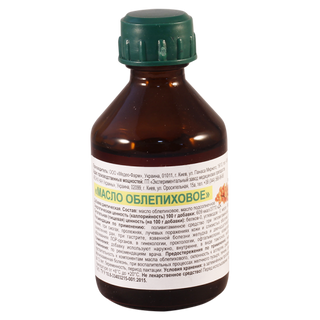 ქაცვის ზეთი 50მლ ფლაკონი  #1 0 Hippophaes Oleum 50ml