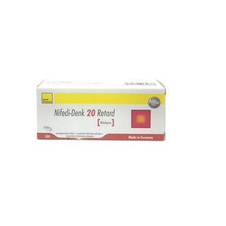 ნიფედი დენკი რეტარდი ტაბლეტი 20მგ #100 0 Nifedi Denk Retard 20mg tab #100