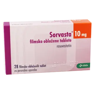 სორვასტა ტაბლეტი 10მგ #28 0 Sorvasta tab 10mg #28