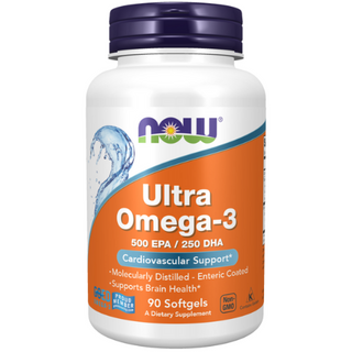ნაუს ომეგა-3 ულტრა კაფსულა #90 0 NOW ULTRA OMEGA- 3 FISH OIL SGELS CAPS #90