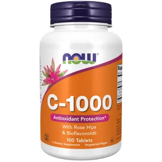 ნაუს ვიტამინი C ტაბლეტი 1000მგ #100 0 NOW VIT C -1000MG RH SR TABS #100