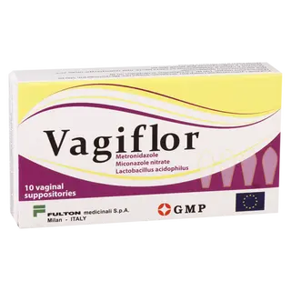 ვაგიფლორი სანთელი ვაგინალური #10 0 Vagiflor supp vagin #10