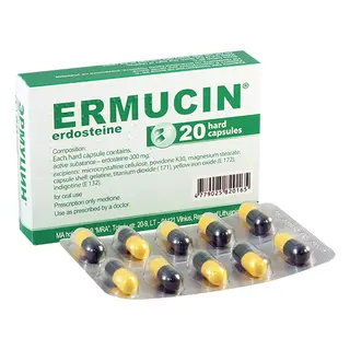 ერმუცინი კაფსულა 300მგ #20 0 Ermucin caps 300mg #20