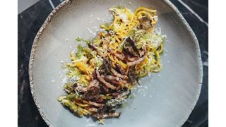 Spaghetti alla chitarra trühvliga