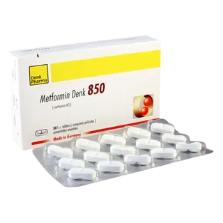 მეტფორმინი დენკი ტაბლეტი  850მგ #30 0 Metformin Denk 850mg tab #30