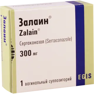 ზალაინი სანთელი ვაგინალური 300მგ #1 0 Zalain vag supp 300mg #1
