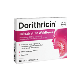 დორიტრიცინი ტყის კენკრა ტაბლეტი საწუწნი #20 0 Doritricin forest berries lozenges tab #20