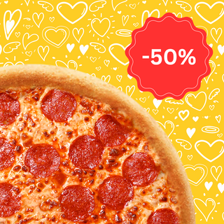 50% Off All Medium Pizzas—Limited Time Only!