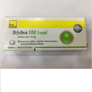 დიკლო დენკი რეტარდი ტაბლეტი 100მგ #10 0 Diclo Denk Retard tab 100mg #10