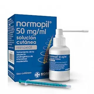 ნორმოპილი ხსნარი გარეგანი 5% 90მლ ფლაკონი #1 0 Normopil 50mg/ml 90ml bottle #1