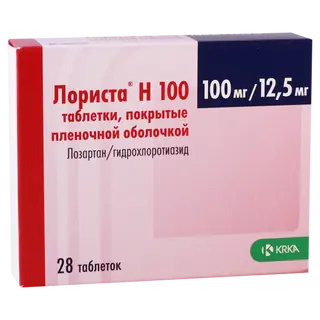 ლორისტა H ტაბლეტი 100მგ+12.5მგ #28 0 Lorista H tab 100mg+12.5mg #28