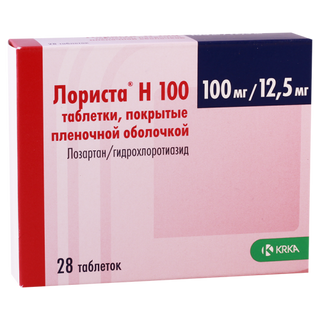 ლორისტა H ტაბლეტი 100მგ+12.5მგ #28 0 Lorista H tab 100mg+12.5mg #28