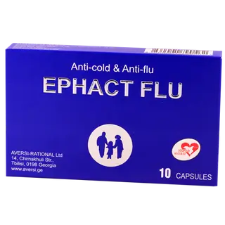 ეფექტი ფლუ კაფსულა #10 0 Ephect Flu caps #10