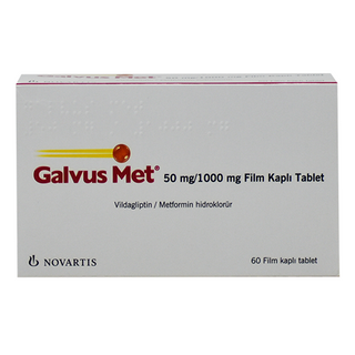 გალვუს მეტი ტაბლეტი 50მგ+1000მგ  #60 0 Galvus-Met 50mg/1000mg tabs /TR/ #60