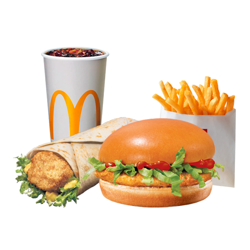 Duo Mabrouk : P'tit Wrap + Chickenburger