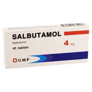 სალბუტამოლი ტაბლეტი 4მგ #40 0 Salbutamol tab 4mg #40