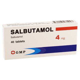 სალბუტამოლი ტაბლეტი 4მგ #40 0 Salbutamol tab 4mg #40
