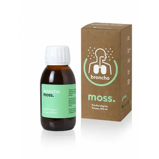 ბრონქო მოსი სიროფი 100მლ ფლაკონი #1 0 Broncho moss syrup 100ml #1