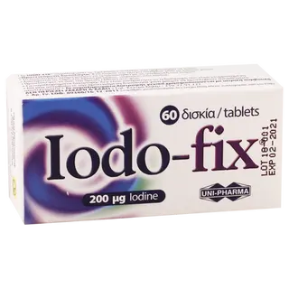 იოდო-ფიქსი ტაბლეტი 200მკგ #60 0 Iodo-fix tab 200mkg #60