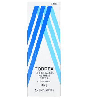 ტობრექსი მალამო თვალის 0.3% 3.5გრ ტუბი  #1 0 Tobrex eye ointment 0.3% 3.5gr /TR/
