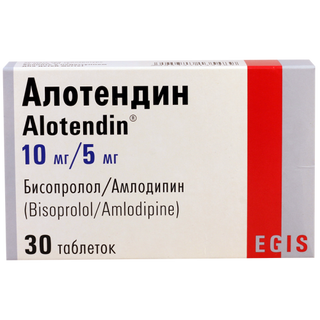 ალოტენდინი ტაბლეტი 10მგ+5მგ #30 0 Alotendin tab 10mg+5mg #30
