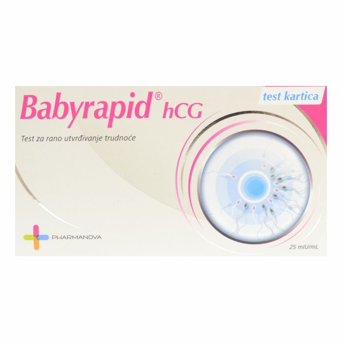 Babyrapid hCG test kartica 1 kom. 