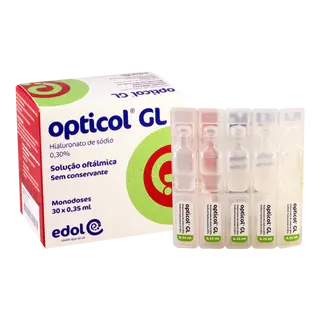 ოპტიკოლი GL მონოდოზა წვეთები თვალის 0.3% 0.35მლ #30 0 Opticol Gl drops .3% 0.35ml #30