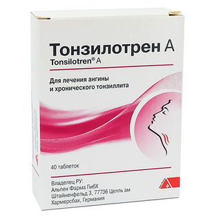 ტონზილოტრენი A ტაბლეტი #40 0 TONSILOTREN A tab #40