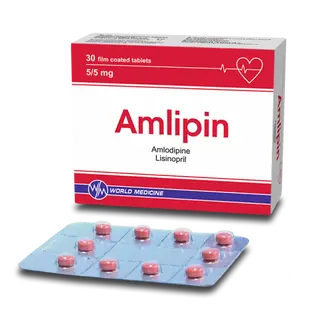 ამლიპინი ტაბლეტი  5მგ+5მგ #30 0 amlipin tab 5mg+5mg #30