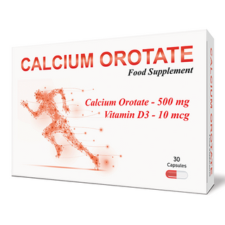 კალციუმის ოროტატი კაფსულა 500მგ+400სე #30 0 Calcium orotat caps 500mg+400ui #30