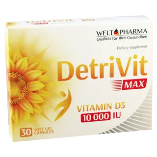 დეტრივიტი მაქსი კაფსულა 10000სე #30 0 Detrivit max caps 10000IU #30