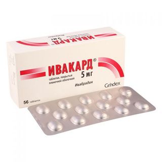 ივაკარდი ტაბლეტი 5მგ #56 0 Ivakard tab 5mg #56