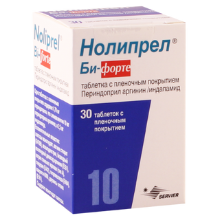 ნოლიპრელი ბი ფორტე ტაბლეტი 10მგ+2.5მგ #30 0 Noliprel Bi-forte  tab 10mg+2.5mg #30