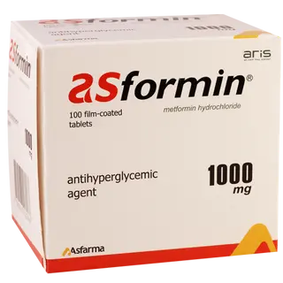 ასფორმინი ტაბლეტი 1000მგ #100 0 Asformin tab 1000mg #100