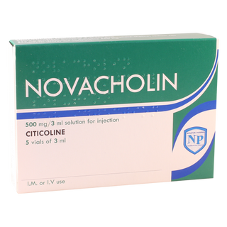 ნოვაქოლინი ხსნარი საინექციო 500მგ/3მლ ამპულა #5 0 NovaCholin amp 500mg/3ml #5