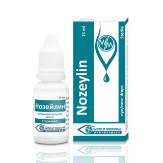 ნოზეილინი წვეთები თვალის/ცხვირის 15მლ ფლაკონი #1 0 Nozeylin eye/ear dr 15ml
