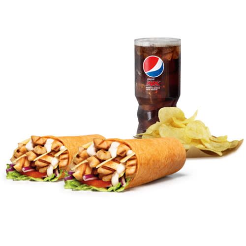 Menú Wrap Chicken Caesar 