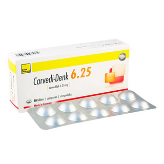კარვედი-დენკი ტაბლეტი  6.25მგ #30 0 Carvedi-denki tab 6.25mg #30