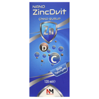 ნანო ცინკდევიტი სიროფი 120მლ ფლაკონი #1 0 Nano zincdevit syrup 120ml #1